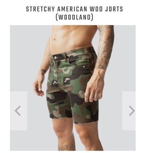 Camo WOD jorts